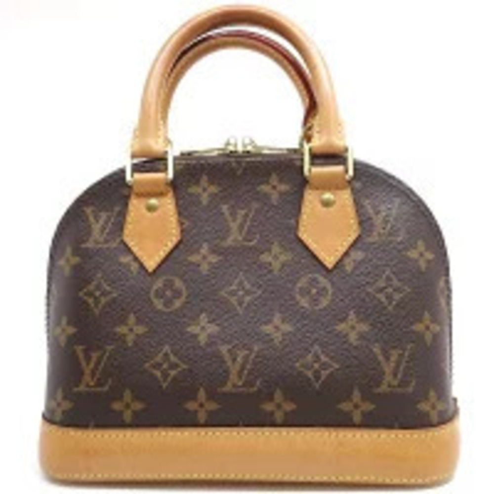 Louis Vuitton Crossbody Monogram Alma Body strap Shoulder Brown Handbag Bum